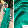 Lụa họa tiết hoa sen tròn - STL01
